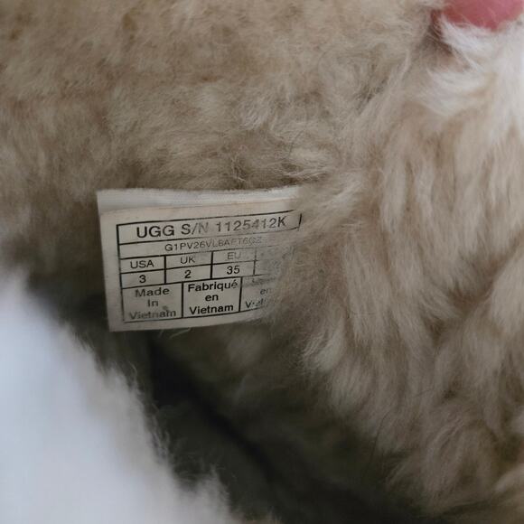 UGG Mini‎ Bailey Flex Chestnut Brown Big Kid's Suede Boots Size 3K - Picture 9 of 10